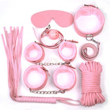 7pcs/set Sexy Lingerie PU Leather Sex Bondage Set