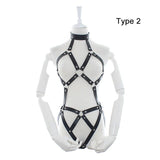 Women Belts PU Leather Body Harness Slave Sex Bondage