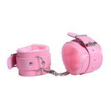 Bdsm Bondage Rope Plush Handcuffs Ankle Cuff Restraint Cross Bandage
