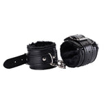 Bdsm Bondage Rope Plush Handcuffs Ankle Cuff Restraint Cross Bandage